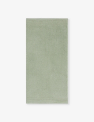 OLIVIER DESFORGES: Alizee ribbed cotton bath sheet 100cm x 150cm