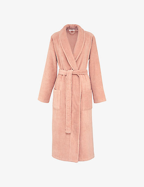 OLIVIER DESFORGES: Alizee Petale cotton-towelling bath robe