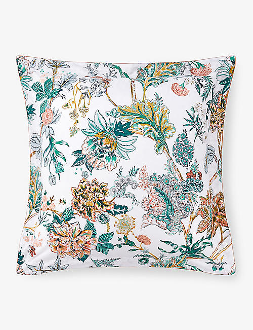 YVES DELORME: Golestan floral-print organic-cotton pillowcase
