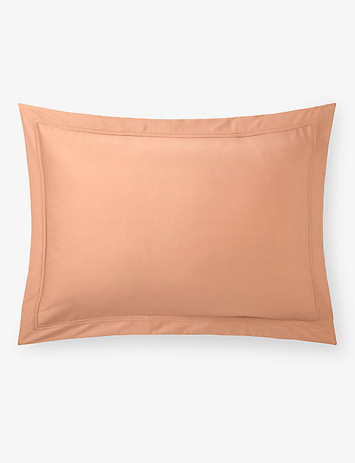 YVES DELORME: Triomphe quilted organic cotton-sateen pillowcase