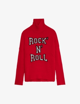 Zadig & Voltaire Zadig&voltaire Womens Japon Alma Turtleneck Wool Jumper In Japon
