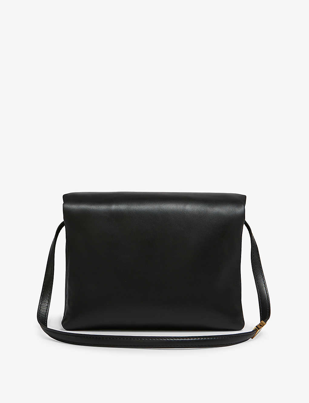Marni Womens Black Prisma Leather Shoulder Bag