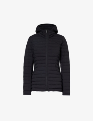 Stretch Woven Street Puffer - Black