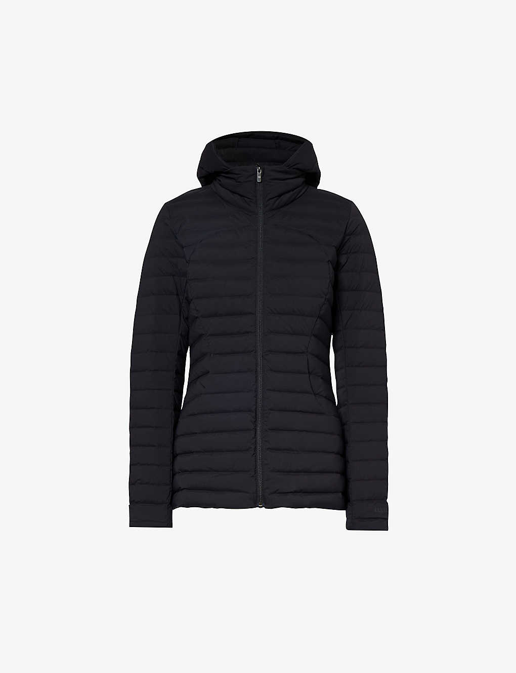 Shop Lululemon Pack It Down Funnel-neck Stretch-woven Jacket In Black