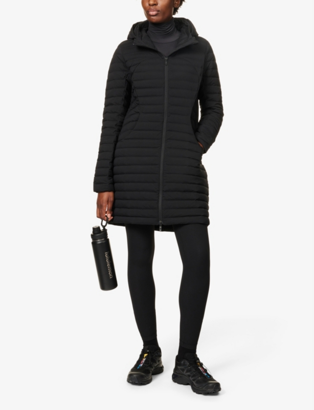 Pack it Down funnel-neck stretch-woven jacket