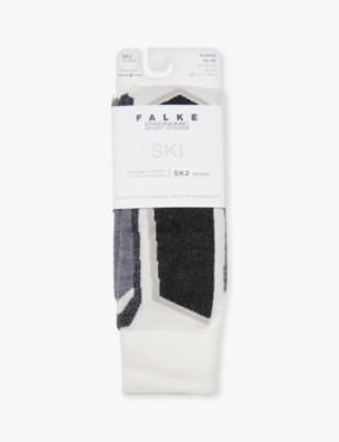 FALKE ERGONOMIC SPORT SYSTEM: SK2 Intermediate Vegan knee-length stretch-knit socks