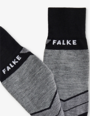 FALKE ERGONOMIC SPORT SYSTEM: SK4 Advanced contrast-panel woven knee-length socks