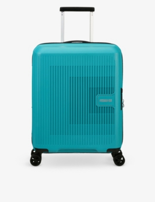American Tourister Turquuoise Tonic Aerostep Expandable Four-wheel Suitcase 55cm