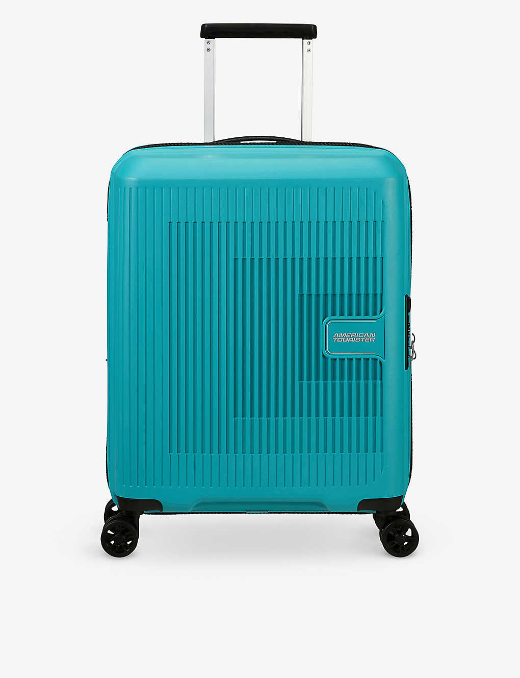 American Tourister Turquuoise Tonic Aerostep Expandable Four-wheel Suitcase 55cm