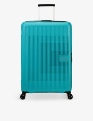 American Tourister Turquuoise Tonic Aerostep Expandable Four-wheel Suitcase 77cm