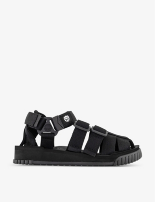 SHAKA HIKER logo patch woven sandals Selfridges