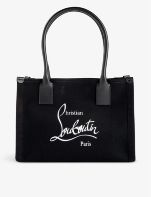 CHRISTIAN LOUBOUTIN - Nastroloubi small canvas tote bag 