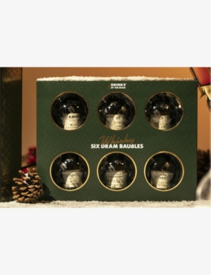 CHRISTMAS: Whisky Christmas decorations pack of six 180ml