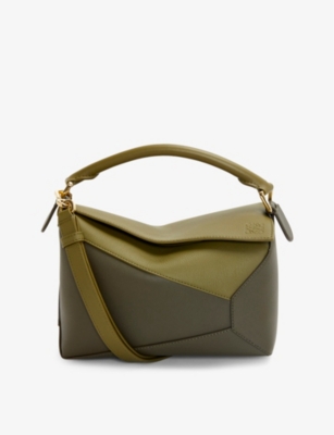 Loewe Small Puzzle Bag in Green