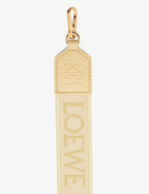 LOEWE Cotton-Blend Anagram Bag Strap