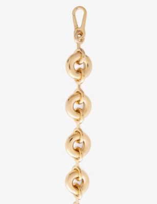 Loewe Donut Chain Shoulder Strap In Gold