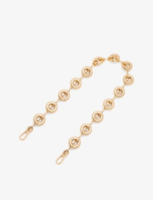 Loewe Donut Chain Shoulder Strap In Gold