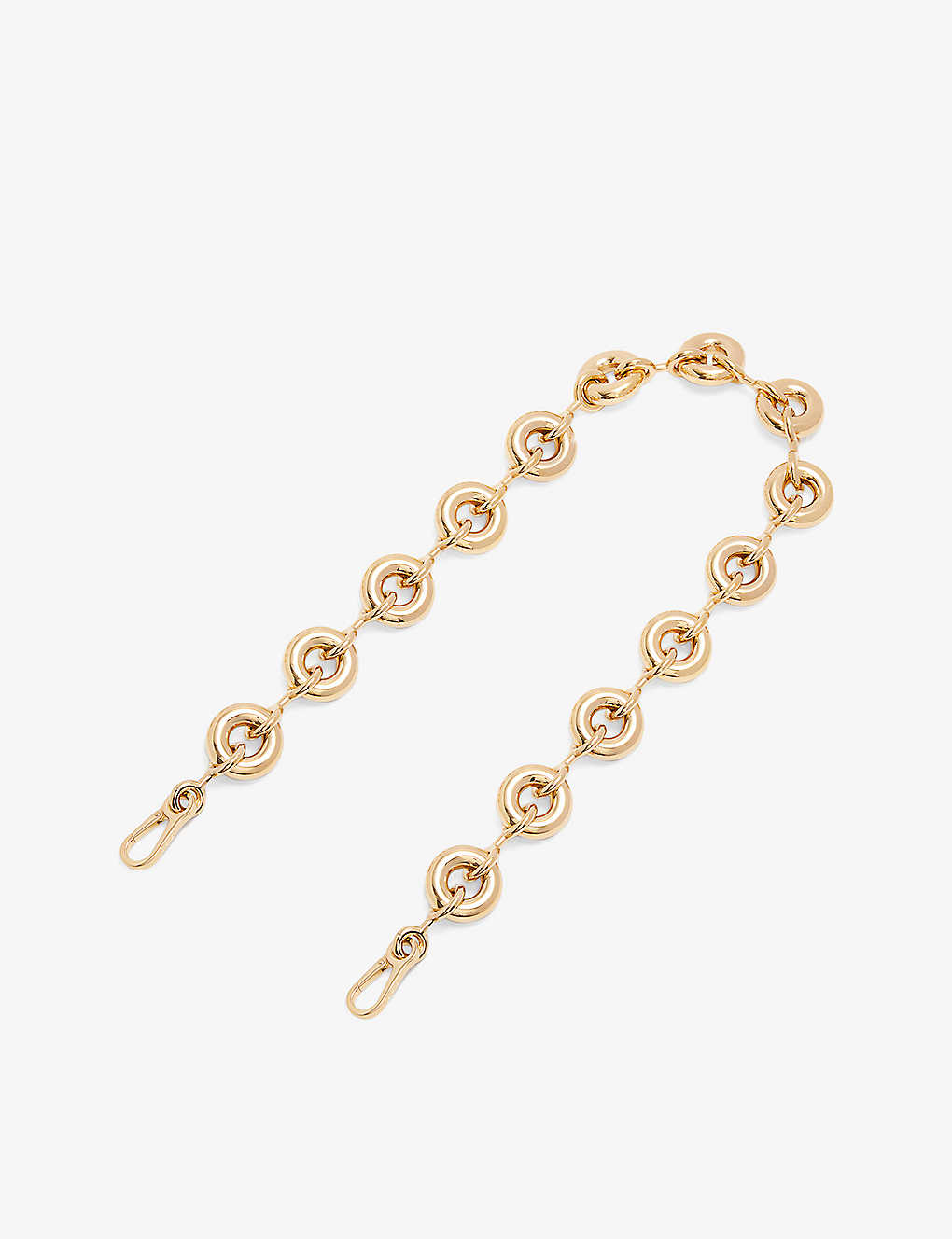 Loewe Donut Chain Shoulder Strap In Gold