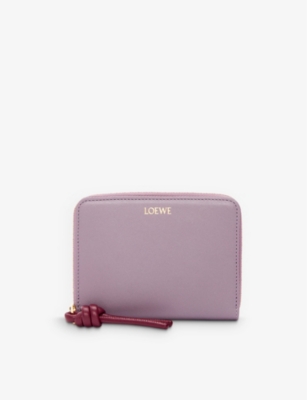 Loewe Leather Knot Zip-Around Wallet