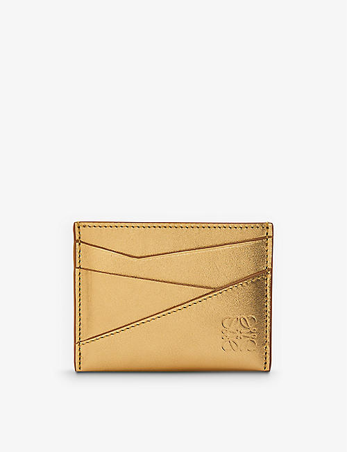 LOEWE: Puzzle leather card holder