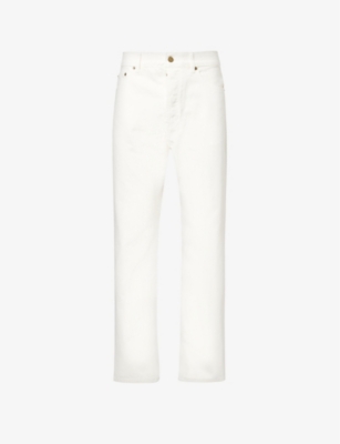 FEAR OF GOD ESSENTIALS: ESSENTIALS brand-patch straight-leg relaxed-fit jeans