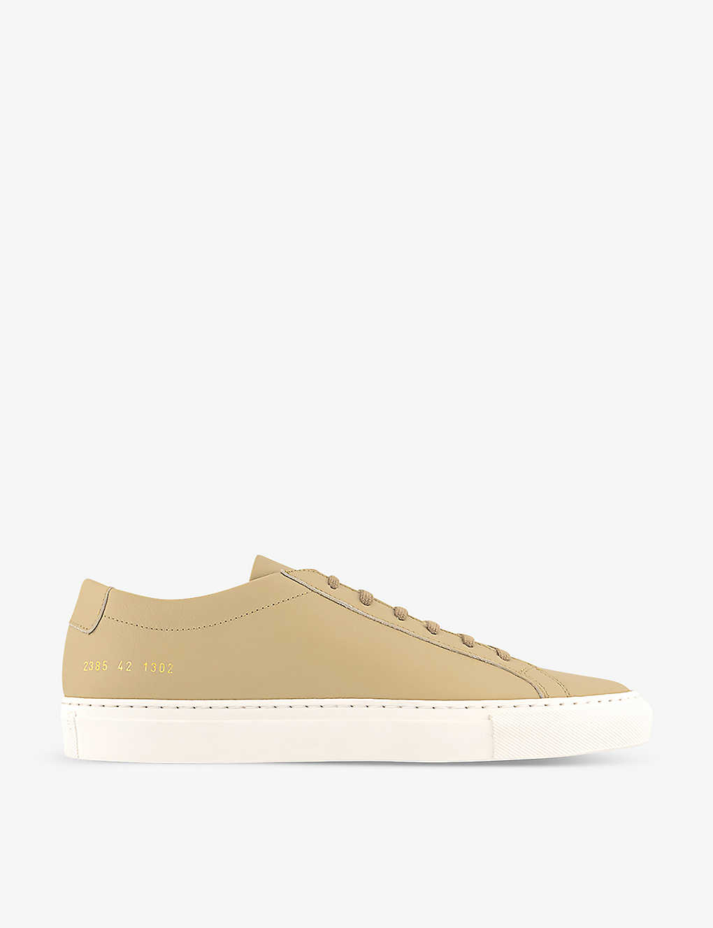 Common Projects Mens Tan Leather Contrast Sol Achilles Chunky-sole Suede Low-top Trainers