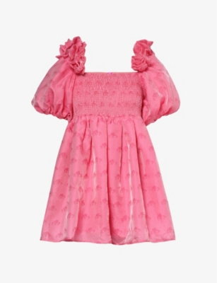 SISTER JANE - Pure Blooms woven-blend mini dress | Selfridges.com