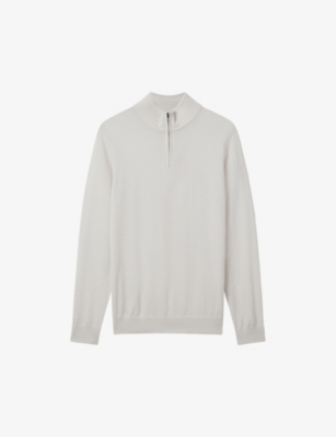 REISS: Blackhall funnel-neck wool jumper