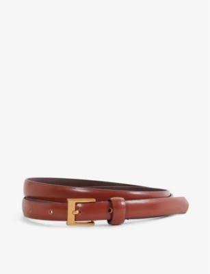 Reiss Womens Tan Holly Leather Belt