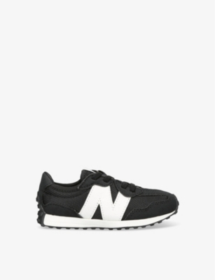 New Balance 327 Lace-up Sneakers In Blk/white
