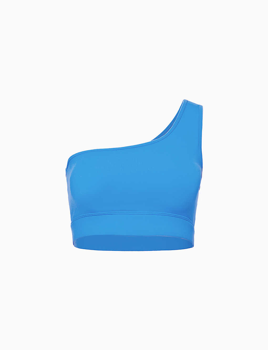 Adanola Womens Sky Blue Ultimate One-shoulder Stretch Woven Bra