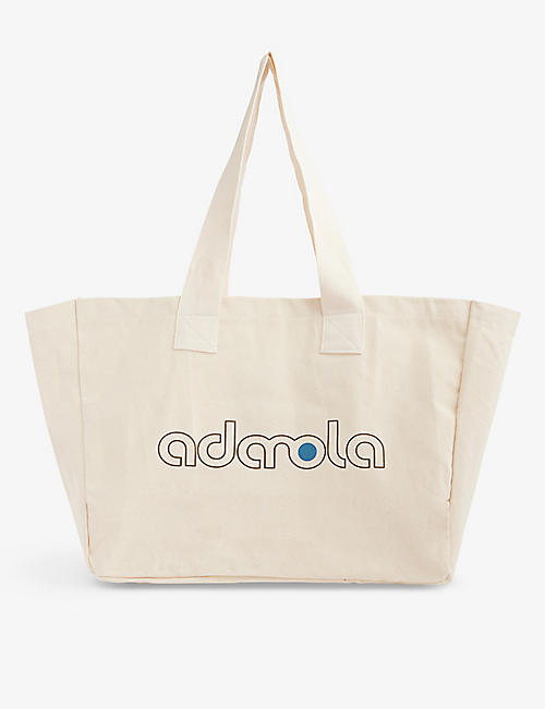 ADANOLA: Resort recycled-cotton tote bag