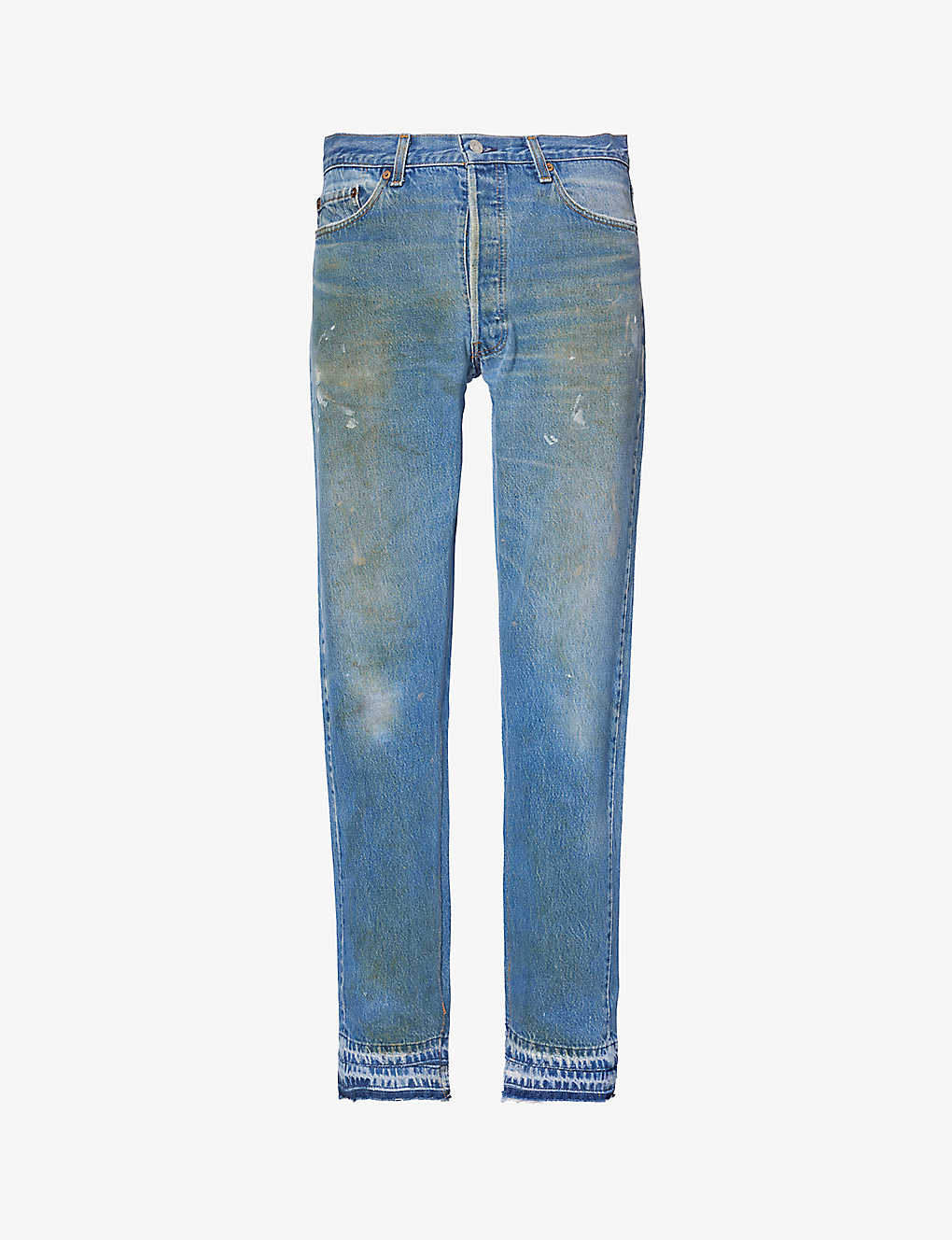 Gallery Dept. Gallery Dept Mens Indigo 5001 Faded-wash Mid-rise Jeans