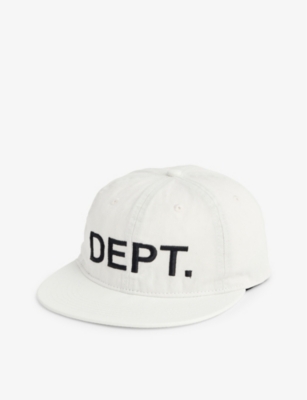Gallery Dept. Logo-embroidered Cotton-twill Baseball Cap In White