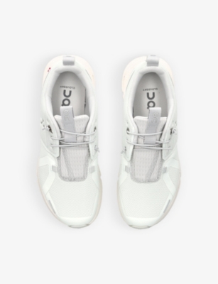 On Running Girls Grey Kids Cloud Sky Mesh Low-top Trainers 9-10 Years In Grey