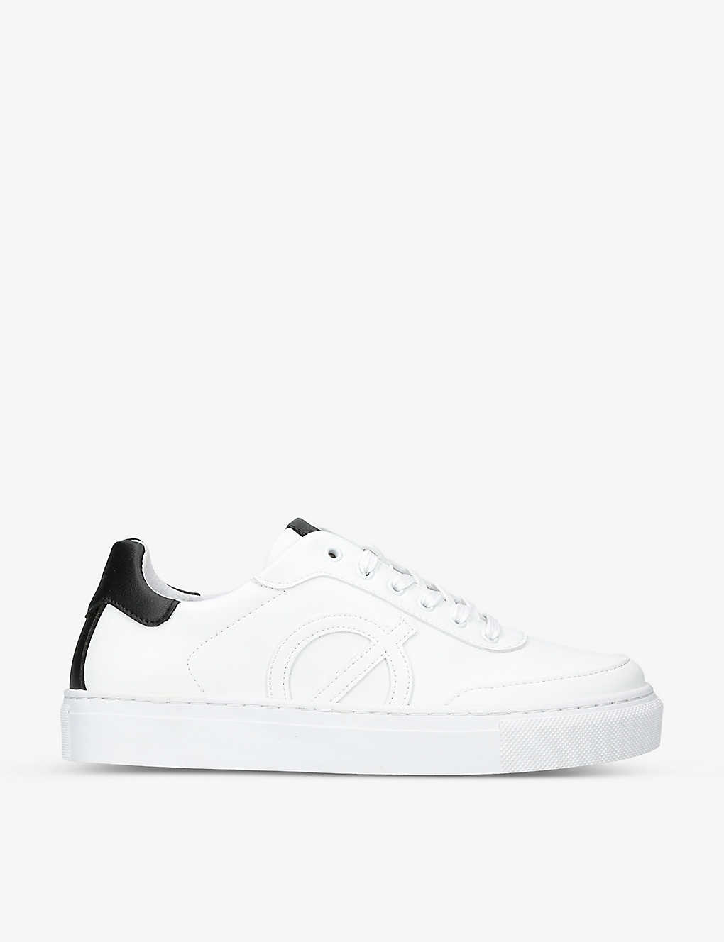 Loci Eight Recycled Low-top Court Sneakers In Blk/white
