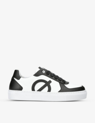 Loci Seven Recycled Low-top Court Trainers In White/blk