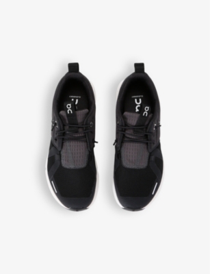 ON RUNNING BLACK KIDS' CLOUD SKY MESH LOW-TOP TRAINERS EUR 36.5 /3.5 UK 