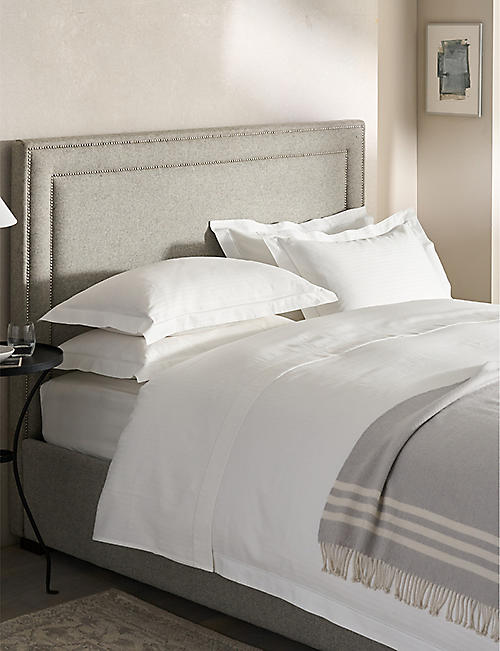 THE WHITE COMPANY: Milford emperor flat cotton sheet