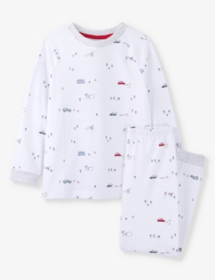 THE LITTLE WHITE COMPANY: Adventure Sheep cotton pyjama set 1-6 years