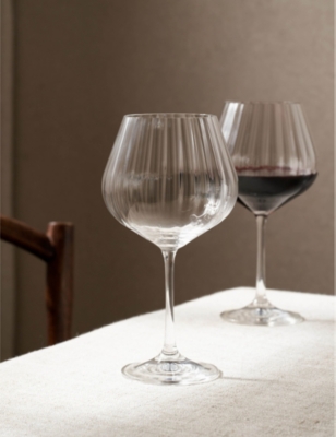 THE WHITE COMPANY: Skye Optic balloon-shape glasses set of four