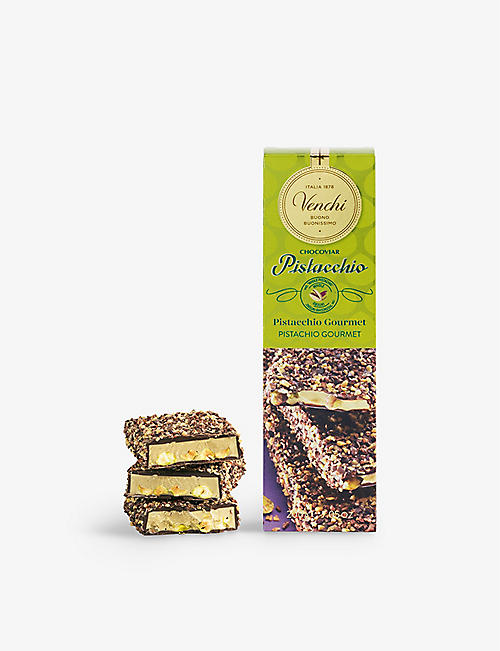 VENCHI: Chocoviar pistachio chocolate soft bar 200g