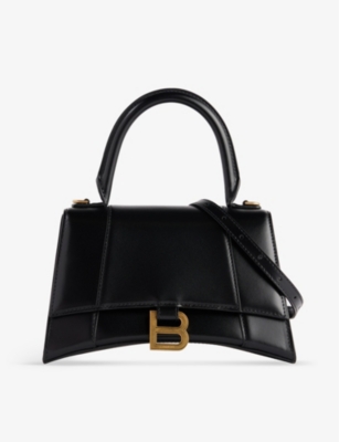 Balenciaga Hourglass Small Leather Top-Handle Bag