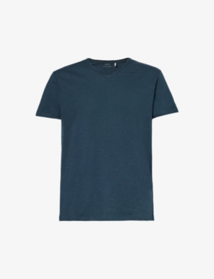IKKS: V-neck relaxed-fit cotton T-shirt