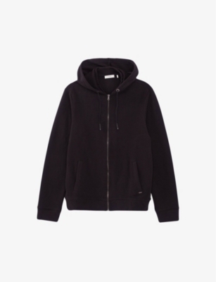 IKKS: Regular-fit textured cotton hoody