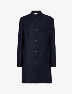 IKKS: Collared welt-pocket woven coat