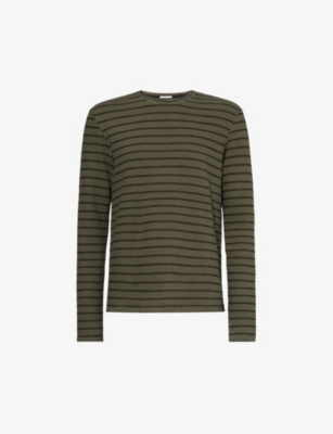 IKKS: Striped crewneck cotton-knit T-shirt