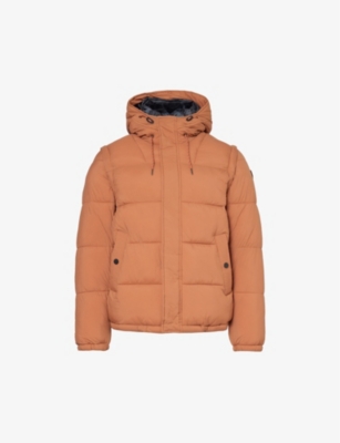 IKKS: Hooded quilted shell jacket