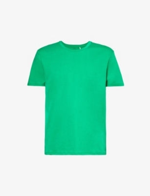 Ikks Mens Vert Crewneck Regular-fit Cotton-jersey T-shirt
