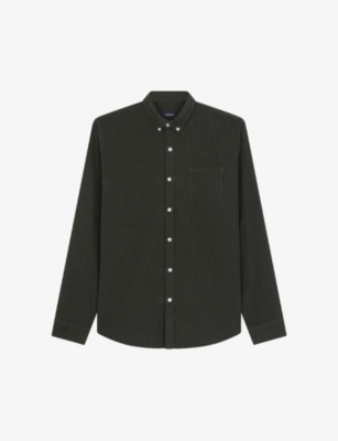 Balibaris Mens Conifer Tribeca Patch-pocket Semi-fitted Cotton Shirt